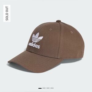 ADIDAS TREFOIL BASEBALL CAP. Sold Out. Shade:Earth Strata. Milk Chocolate Brown.